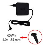 آداپتور ایسوس 19V 3.42A مربعی زنبوکی سرفیش بزرگ 4*1.35mm