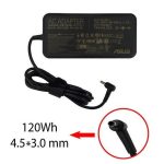 آداپتور لپ تاپ ایسوس 19V 6.32A Slim زنبوکی سوزن دار ASUS