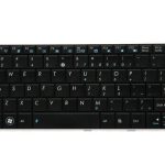 کیبورد لپ تاپ ایسوس Eee PC1004, 1005 مشکی و سفید-با فریم فلت پهن