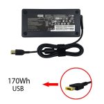 آداپتور لپ تاپ لنوو 20V 8.5A USB سر یو اس بی