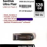 فلش مموری سن دیسک مدل CZ73 ظرفیت 128 گیگابایت