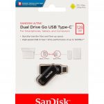 فلش مموری سن دیسک Ultra Dual Drive GO ظرفیت 128 گیگابایت