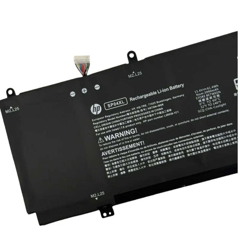 باتری لپ تاپ HP مدل SP04XL مخصوص HP Spectre x360 13-AP با ظرفیت 61Wh (4 سلولی) - Image 2