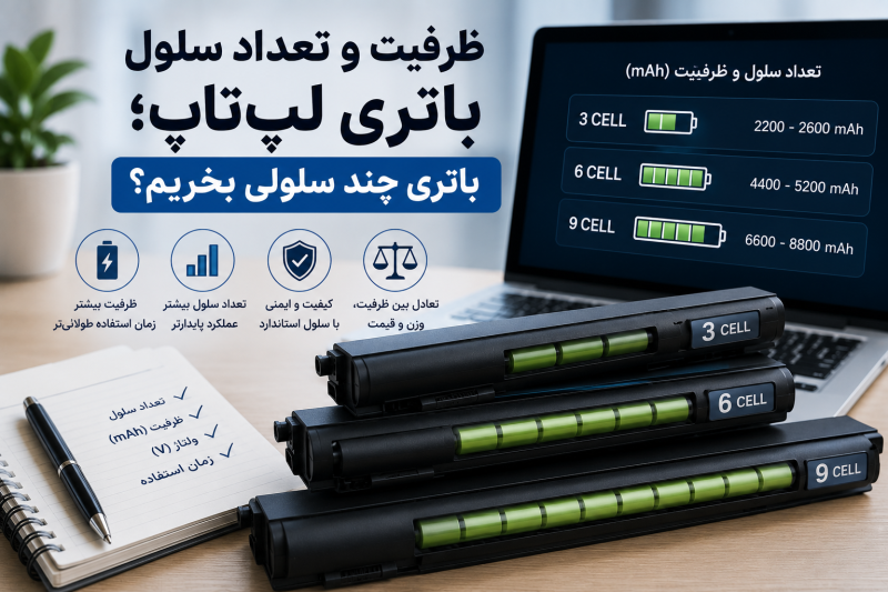 باتری چند سلولی لپ تاپ