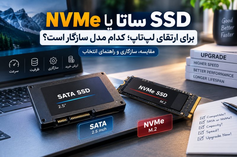 SSD ساتا یا NVMe