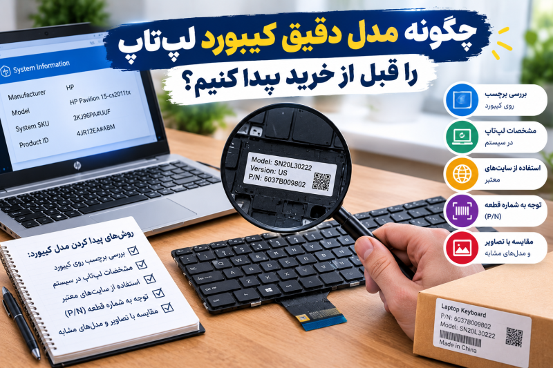 مدل کیبورد لپ تاپ
